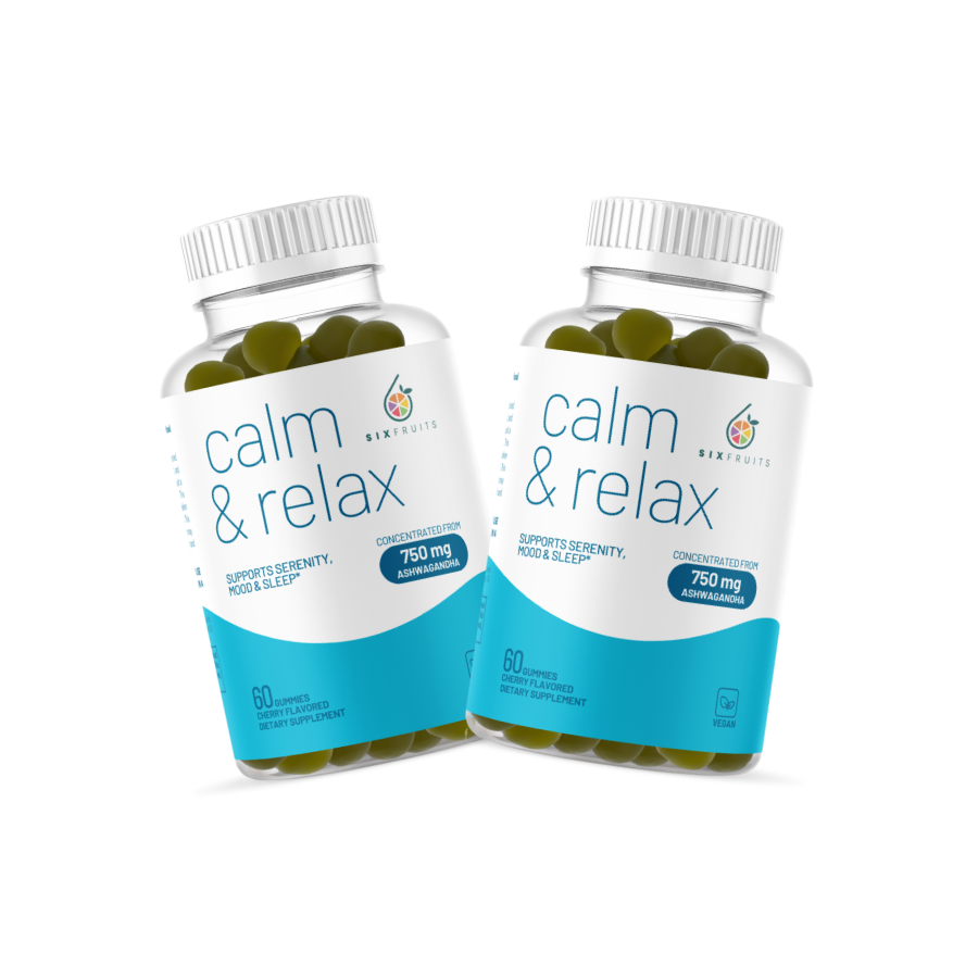 two bottles of Calm & Relax