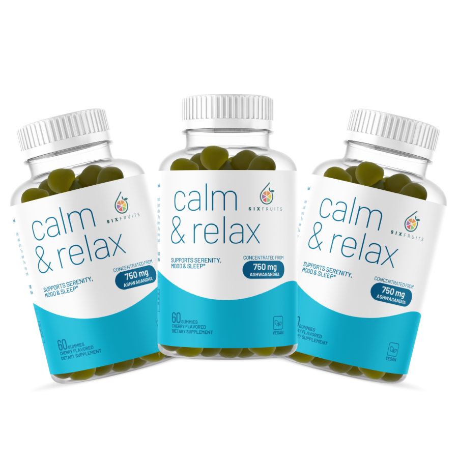 3 bottles of Calm & Relax